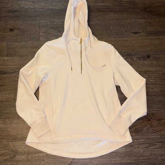 Athleta Cream Hoodie Sweatshirt - Picture 2 of 9